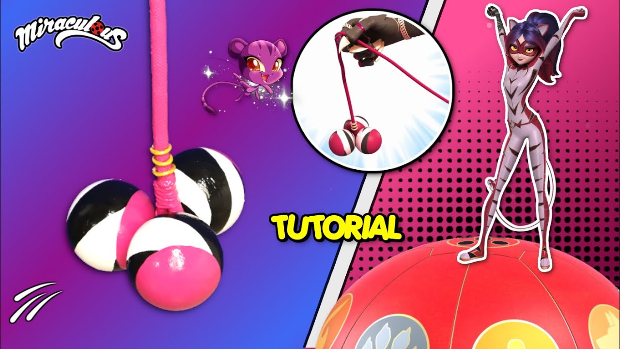 Сделай сам оружие Miraculous Ladybug 🐯 Как сделать Bolas of the Miraculous из тигра