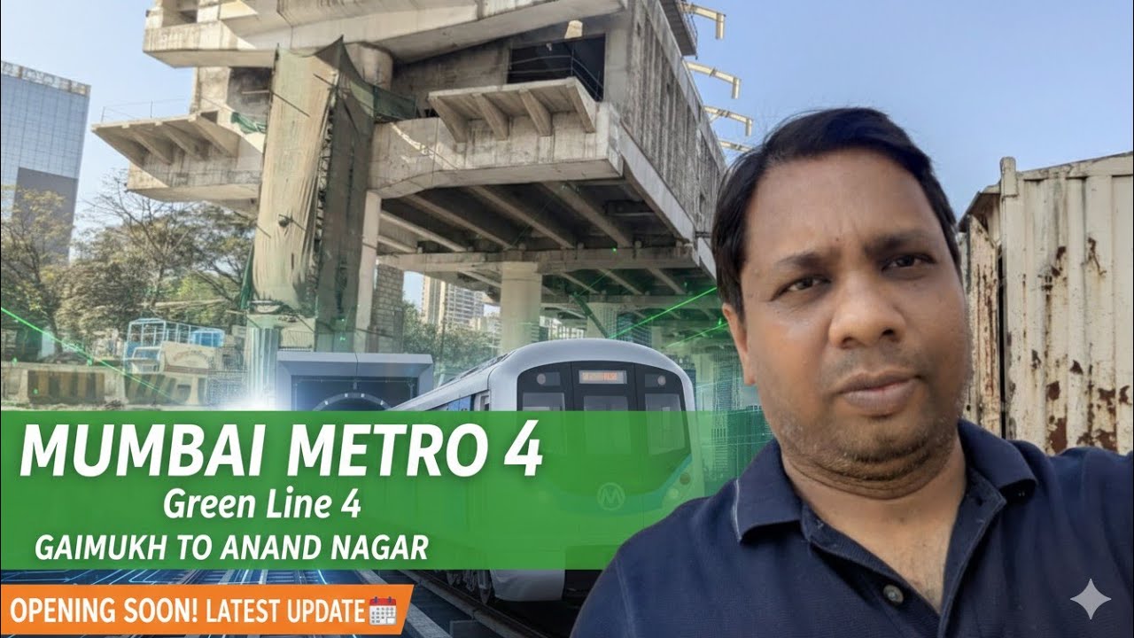 Mumbai Metro 4 opening date| Gaimukh to Vijay Garden Metro Stations update| Thane Ghodbunder Metro