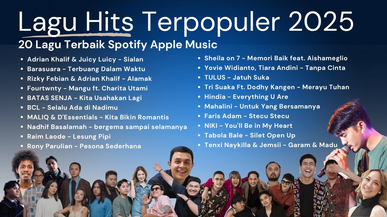 Lagu Hits Terpopuler 2025 | 20 Lagu Terbaik & Viral di Spotify Apple Music