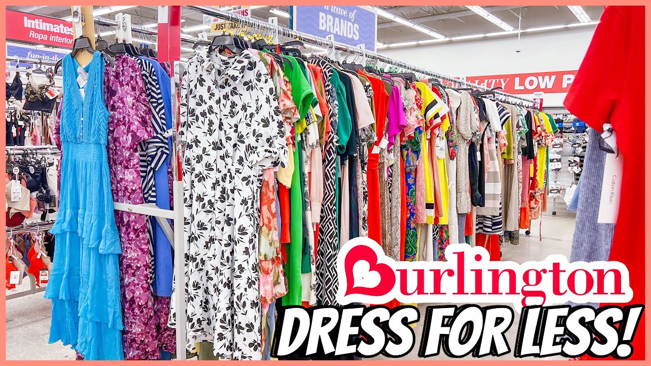 BURLINGTON DESIGNER & FASHION DRESS FOR LESS‼️ BURLINGTON CLEARANCE DRESS | SHOP WITH ME♥︎