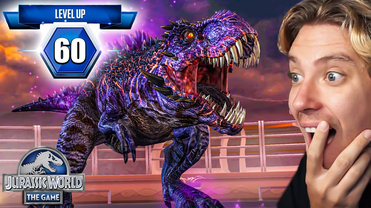Разблокировка 60-го уровня в игре Jurassic World The Game