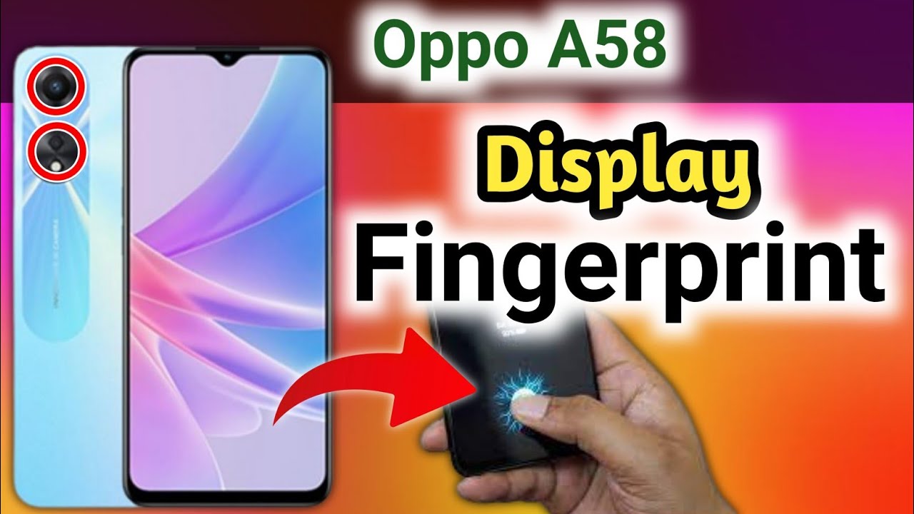 Oppo A58 fingerprint lock | Oppo A58 me fingerprint lock kaise lagaye | display fingerprint Oppo A58