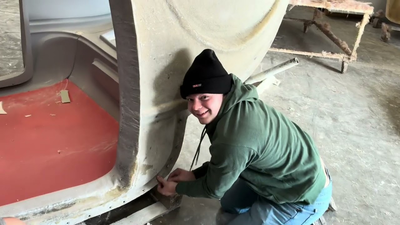 Installing front and rear seats in a Model A Sedan 