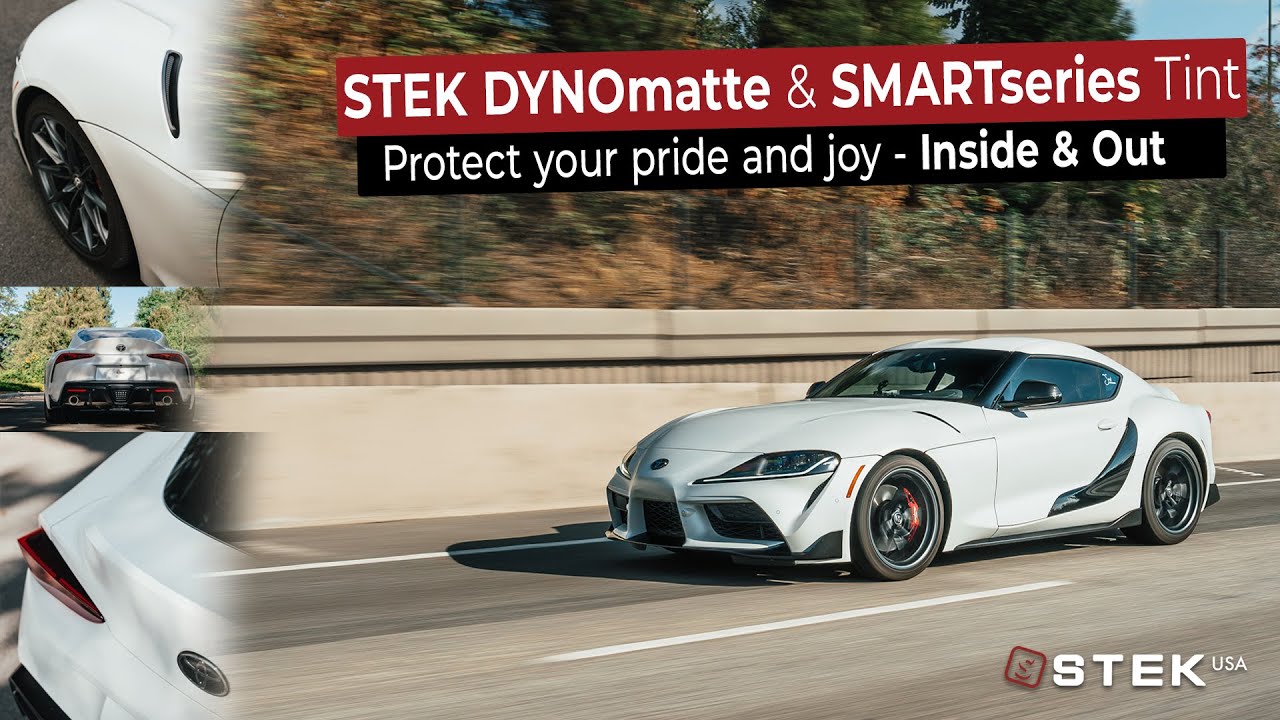 A90 Supra gets STEK DYNOmatte and SMARTseries 35% Window Tint | STEK USA