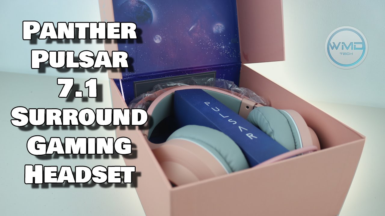 Panther Pulsar 7.1 Surround Gaming Headset Review - PINK Gaming Headset!