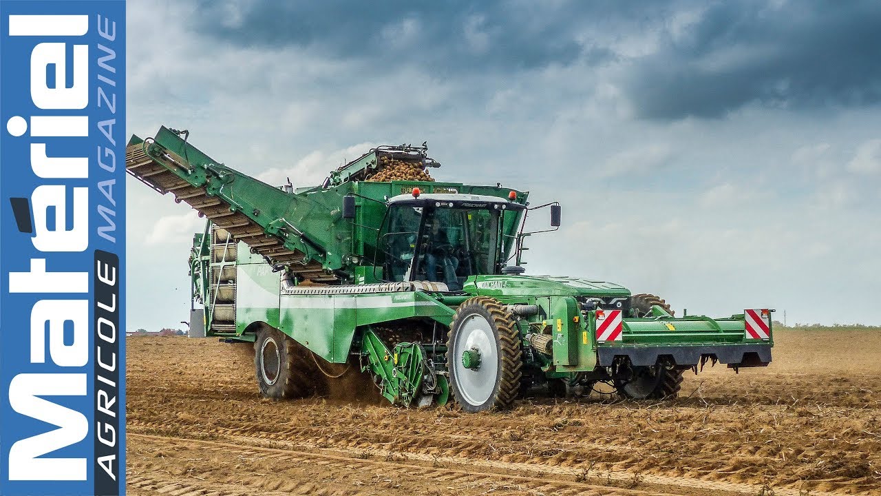 Test drive de l'arracheuse de pommes de terre Pouchain PAP 475