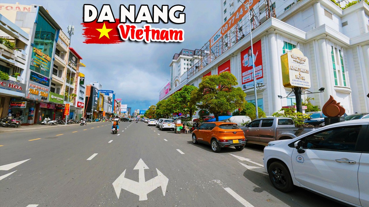 (4K60p) Relaxing Driving in Da Nang Vietnam -Exploring Da Nang&rsquo;s Busy City Roads City Life & Traffic