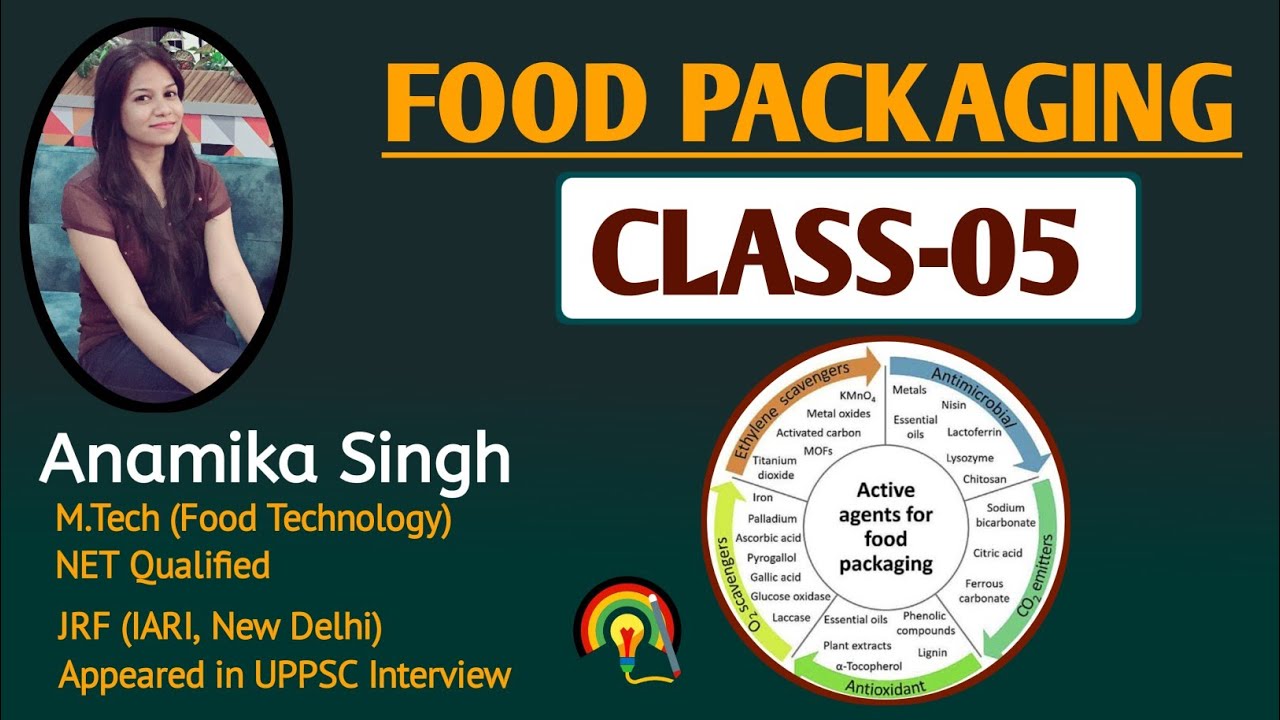 FOOD PACKAGING CLASS-05 || Active Food Packaging| FSSAI & FSO Exam Classes
