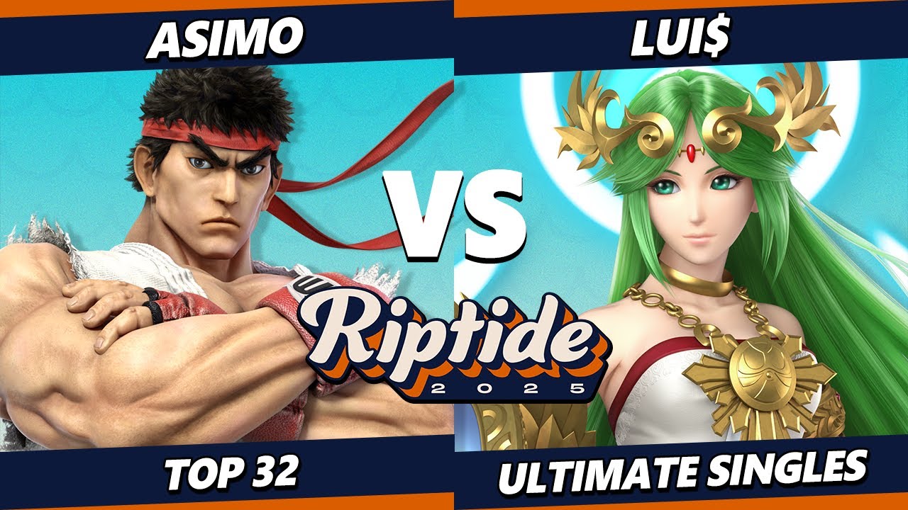 Riptide 2025 - Asimo (Ryu) Vs. Lui$ (Palutena) Smash Ultimate - SSBU