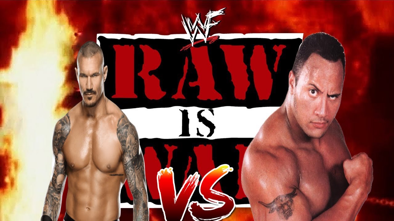 Randy Orton VS The Rock RAW IS WAR WWE2K25