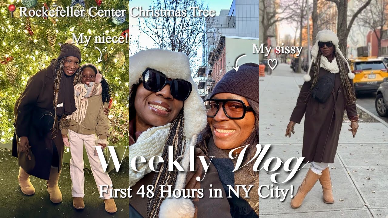 First 48 Hours in New York City | Winter Festivities | First Subway Ride in NYC 