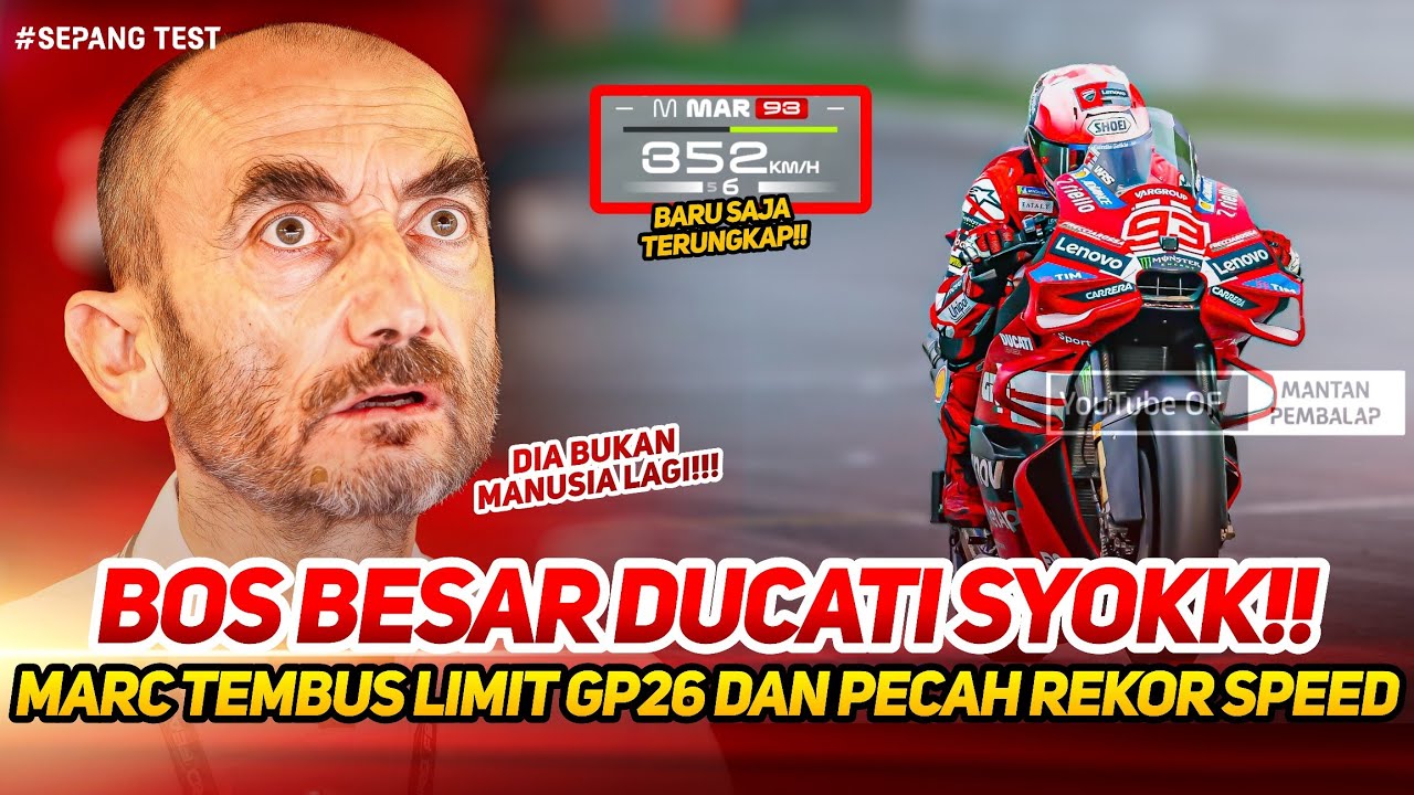 BOS DUCATI SYOK🔥 KECEPATAN MARC MARQUEZ TAK MASUK AKAL~PAKSA DESMO GP26 HINGGA LIMIT TEST SEPANG 😱