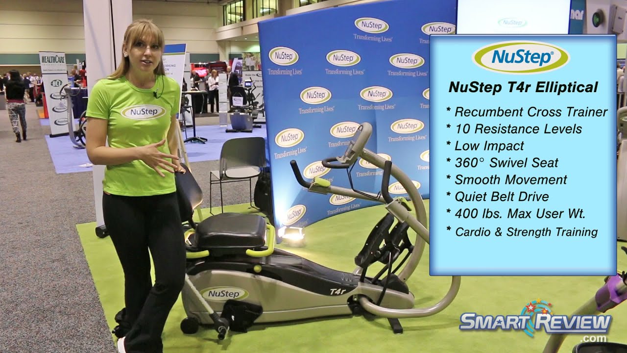 NuStep T4r Cross Trainer Demo | Athletic Expo 2014 | SmartReview.com