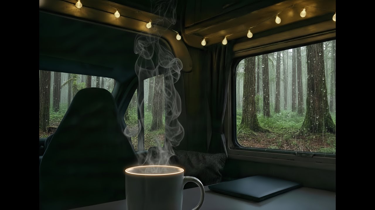 (NO ADS) Almost 4hr Rain Outside, Warm Inside. Nothing Else Matters | Study | Relax
