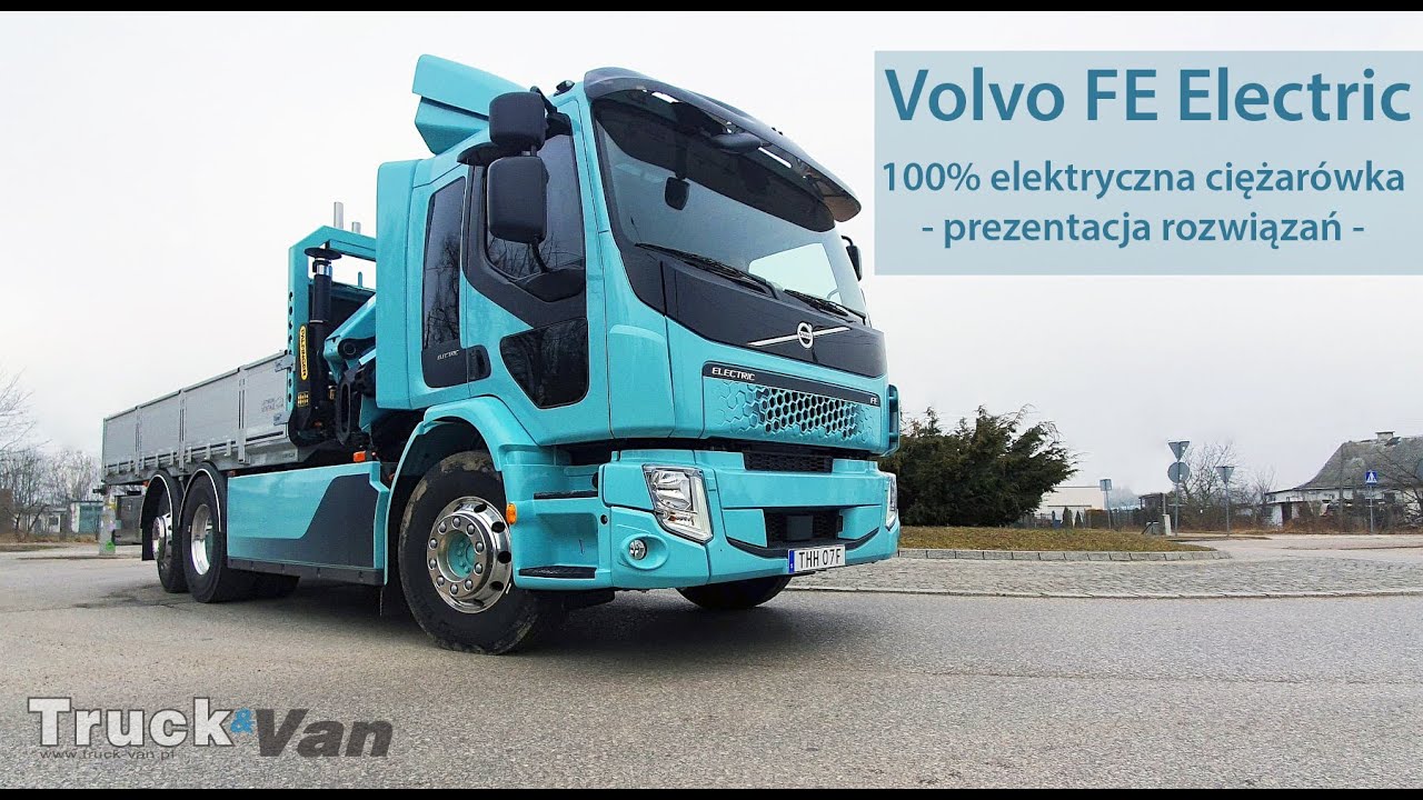 Volvo FE Electric - 100% elektryczna ciężarówka, prezentacja (fully electric truck)
