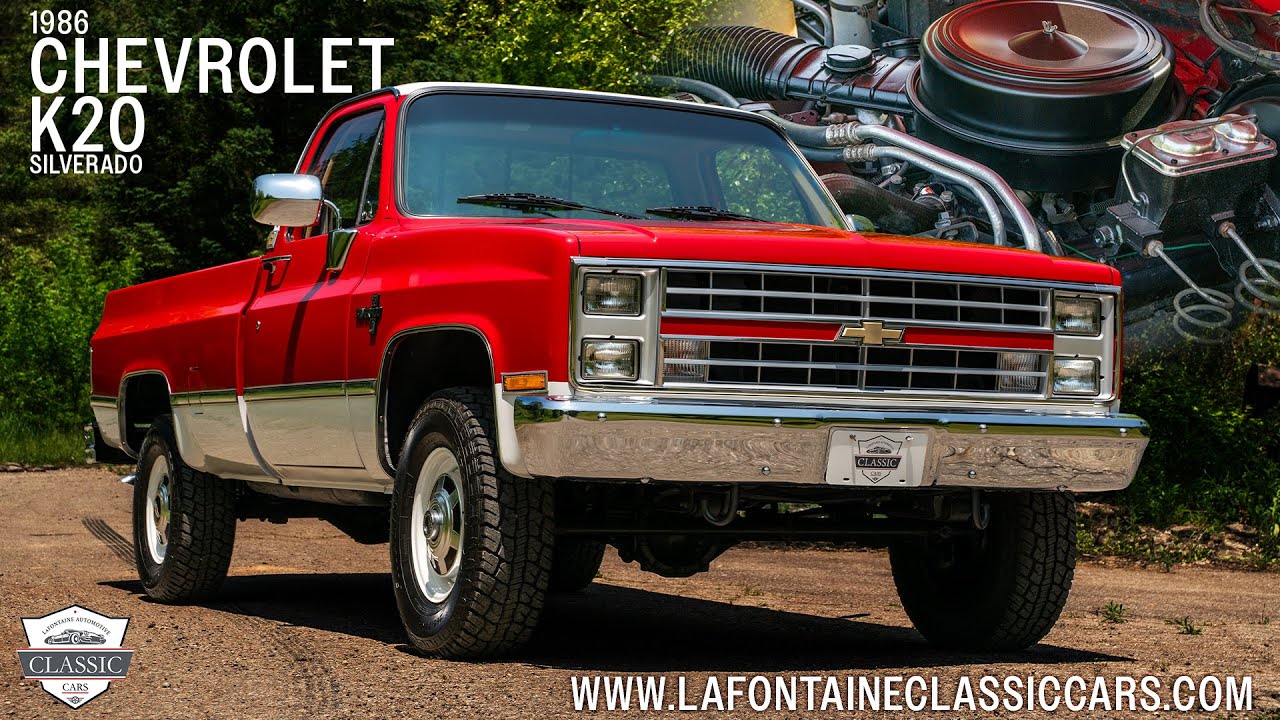 Обзор восстановленного Chevrolet K20 1986 года