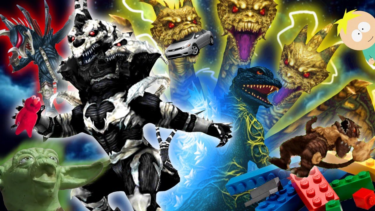 Godzilla Battle Line: Monster X and Keizer Ghidorah Meme Matches