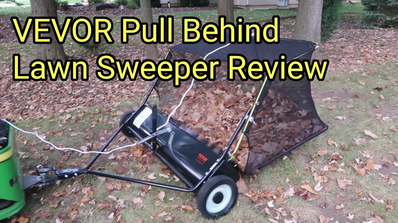 VEVOR Pull Behind Lawn Sweeper Review