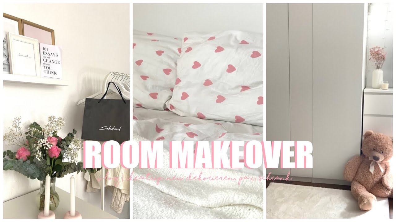 room makeover 🩷✨🎧 | ikea trip, decorating, pax | kiara sophie