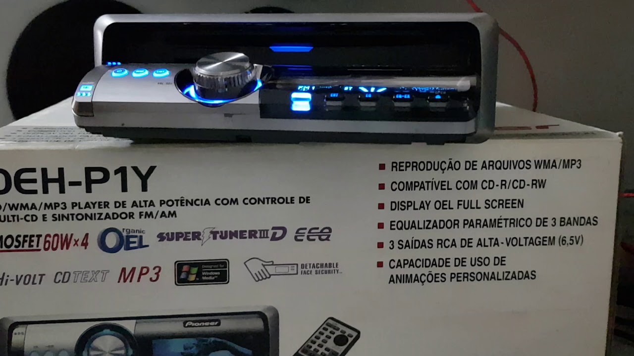Funcionamento Pioneer DEH-P1Y
