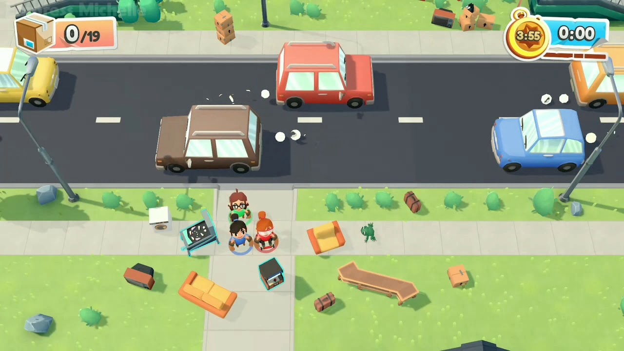 Moving Out - 3 player gameplay (4 player is better?)