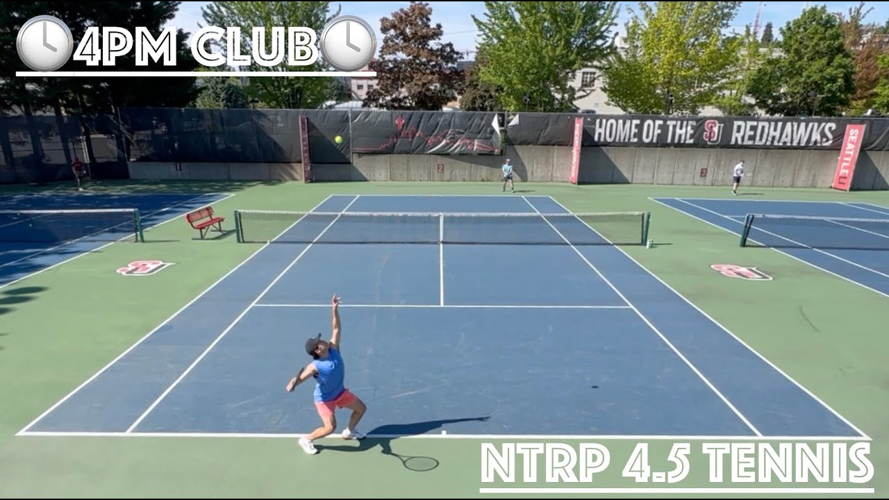 [🕓]NTRP 4.5 Tennis - 4PM CLUB featuring SwingStick [🕓]