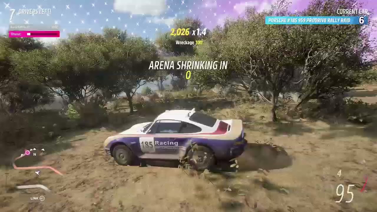 Forza Horizon 5 Eliminator | Second Place - 6 Porsche #185 959 Prodrive Rally Raid