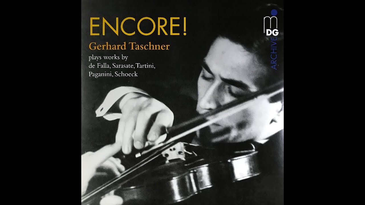 Taschner play works by de Falla, Sarasate, Tartini, Paganini, Schoeck