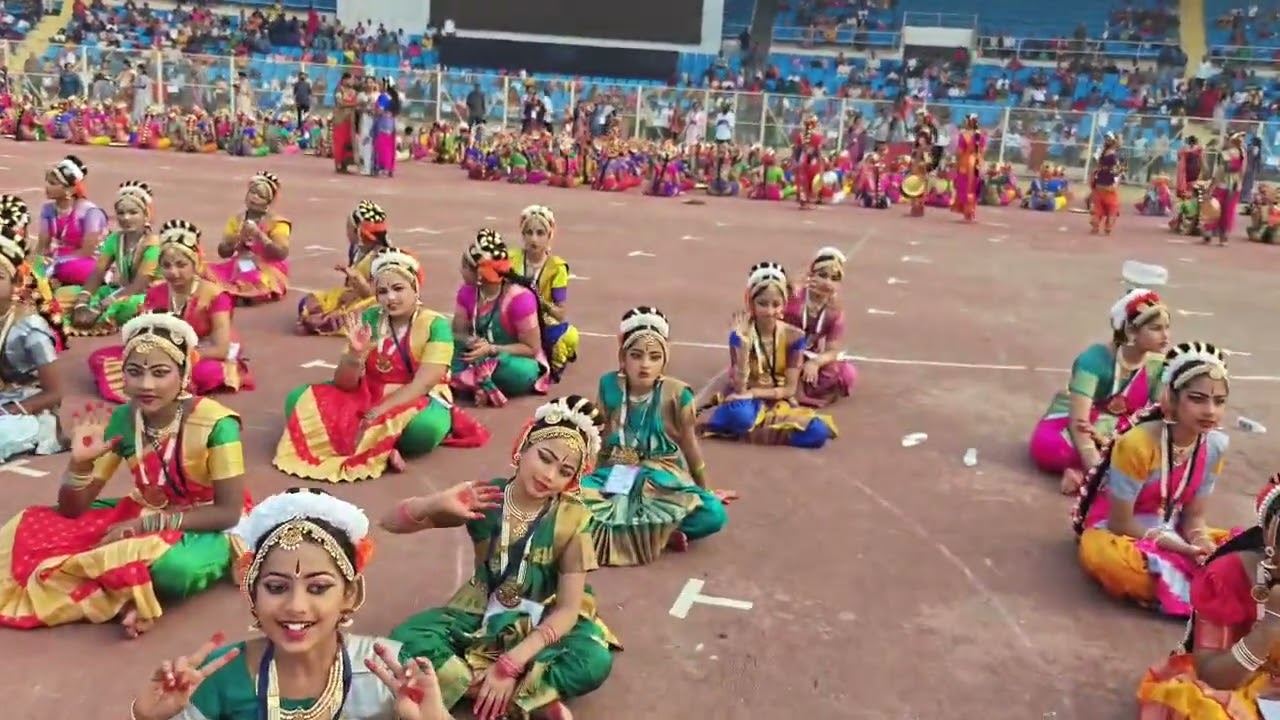#Ma Bhavishya Guinness Record world 🌎🌍 Dance practice part-5 in Gojiwoli stadium 🏟️👌🥰