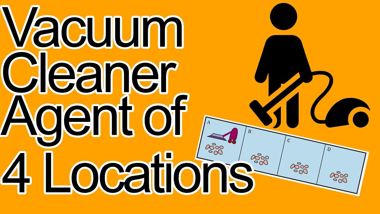 Python Vacuum Cleaner Agent: Autonomous Cleaning of 4 Locations with Cost and Battery Tracking