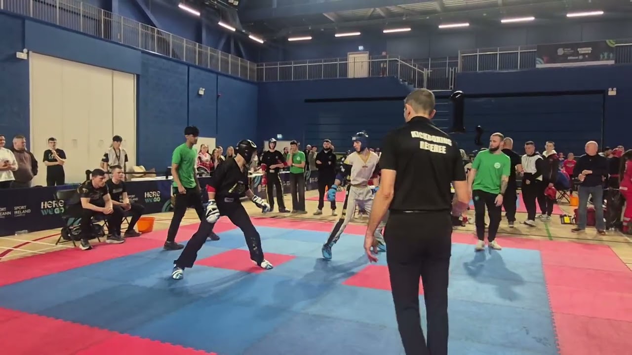 TALLAGHT international kickboxing 2026 Cian Bradley V Jamie Lambe Senior men.-69kg semi final win