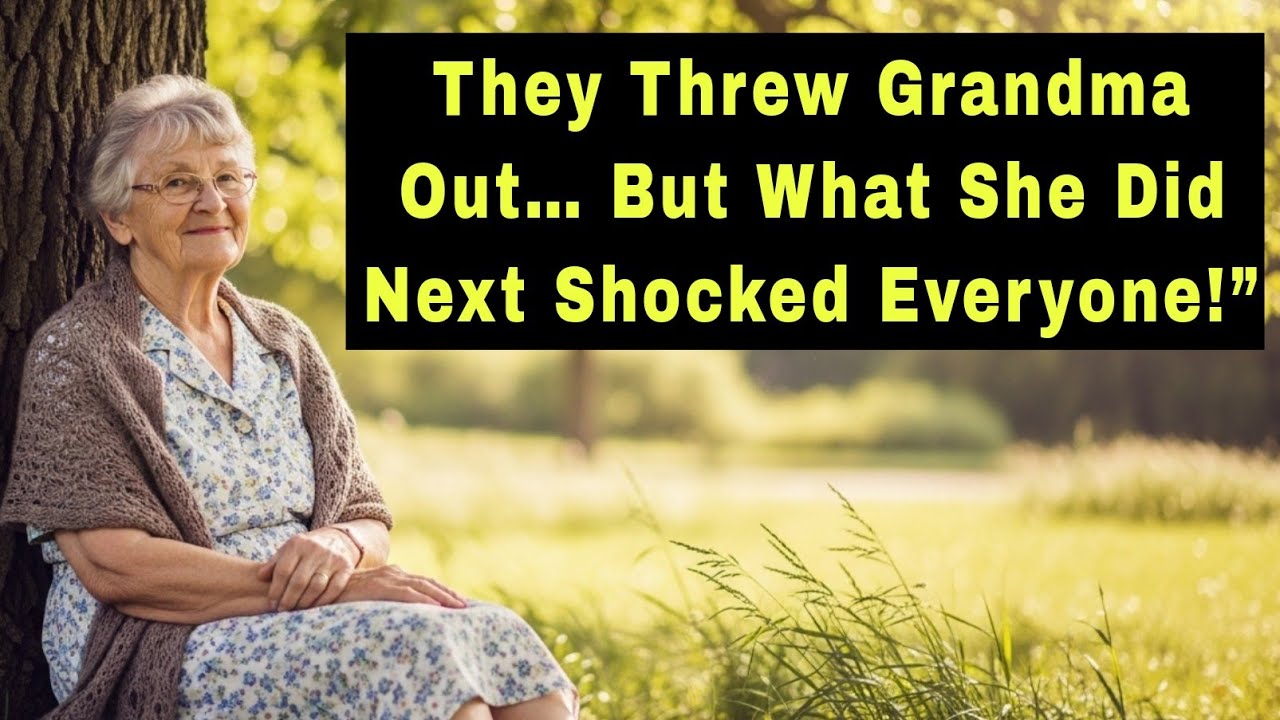 They Threw Grandma Out But What She Did Next Shocked Everyone Sad USA Grandmother story 💔🥀