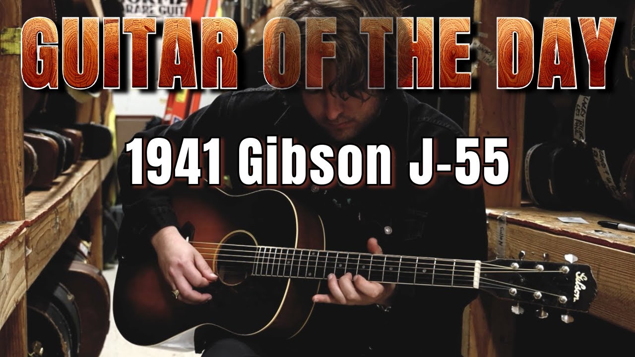 Gibson J-55 Sunburst 1941 года | Гитара дня