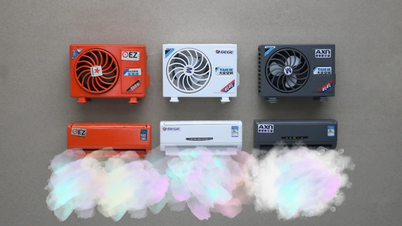 Top 3 Miniature Air Conditioner Unboxing & Test Video || Best Gadgets Solar AC 2026