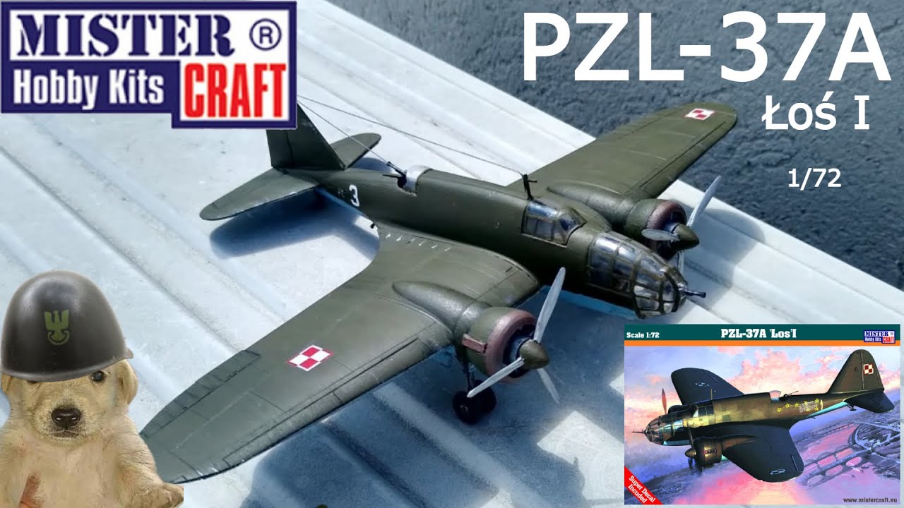 MisterCraft PZL-37A Łoś I 1/72