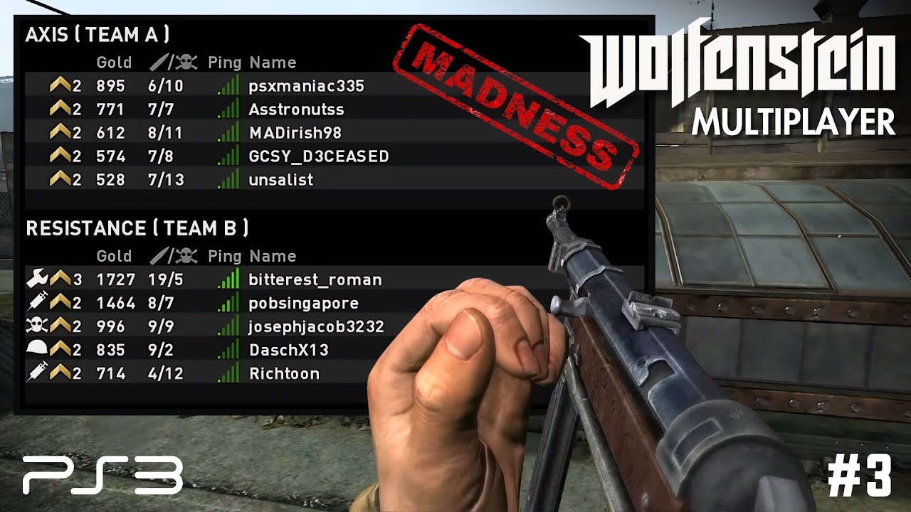 Wolfenstein (2009) Multiplayer in 2024 - Stopwatch on Rooftops #3 | #PS3REBORN