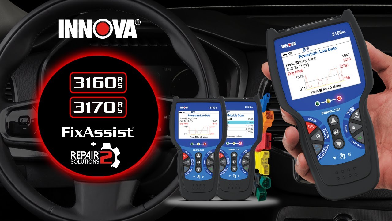 Диагностические сканеры Innova FixAssist 3160RS / 3170RS OBD2