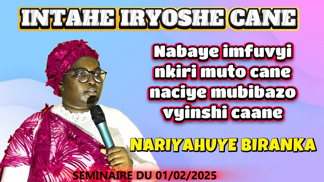 INTAHE IRYOSHE CANE//NAGEJEJE KWIYAHURA IMANA IRANGARURA//NASAVYE IMANA IMVYIBUSHE/DrJOYEUSE AUGUSTE
