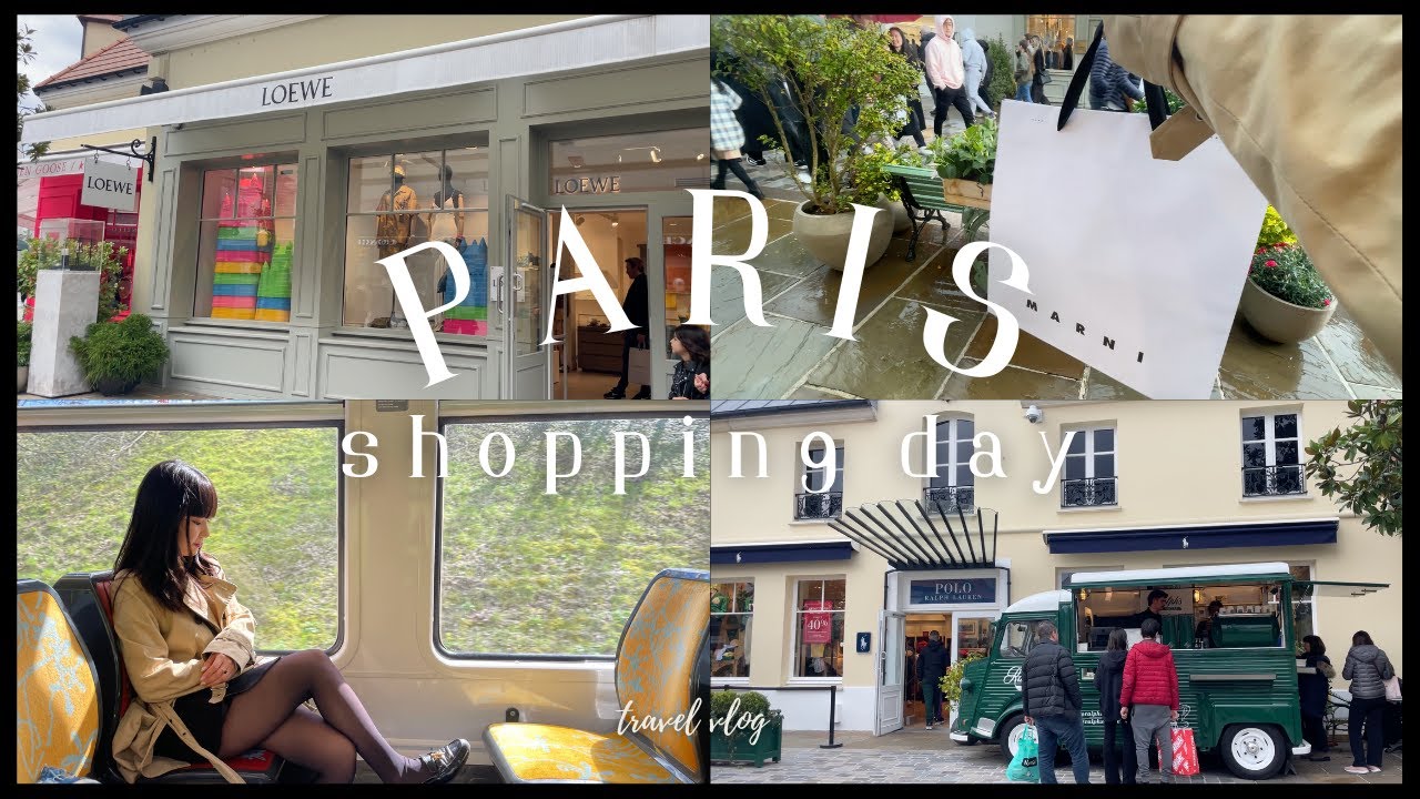 【PARIS 🇫🇷 】パリ郊外アウトレットで買い物！shopping | metro | restaurant & cafe | room tour Airbnb