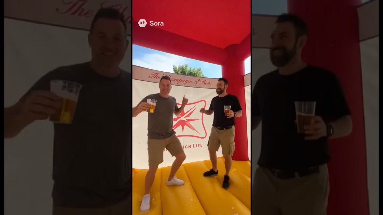 Miller Highlife Bounce House - Sorry About the Spill! (AI)