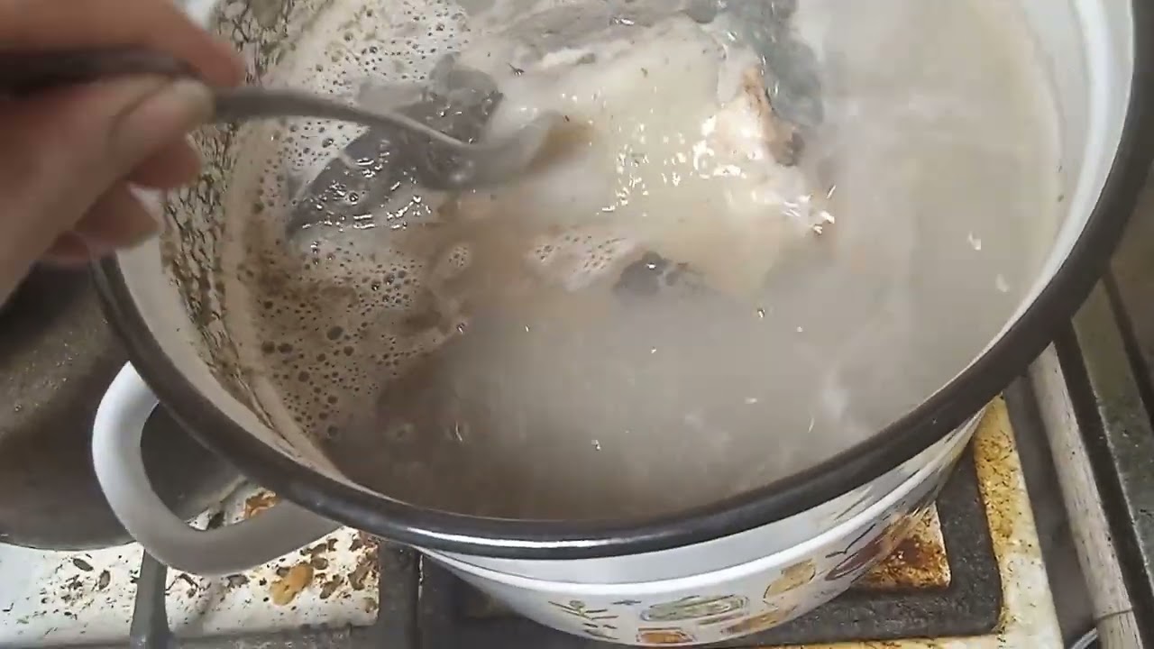 Суп из головы burbot 