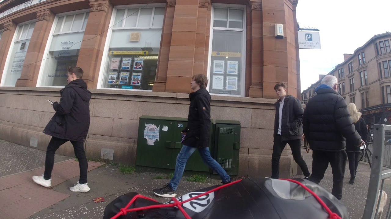Walk Along Dumbarton Road Partick