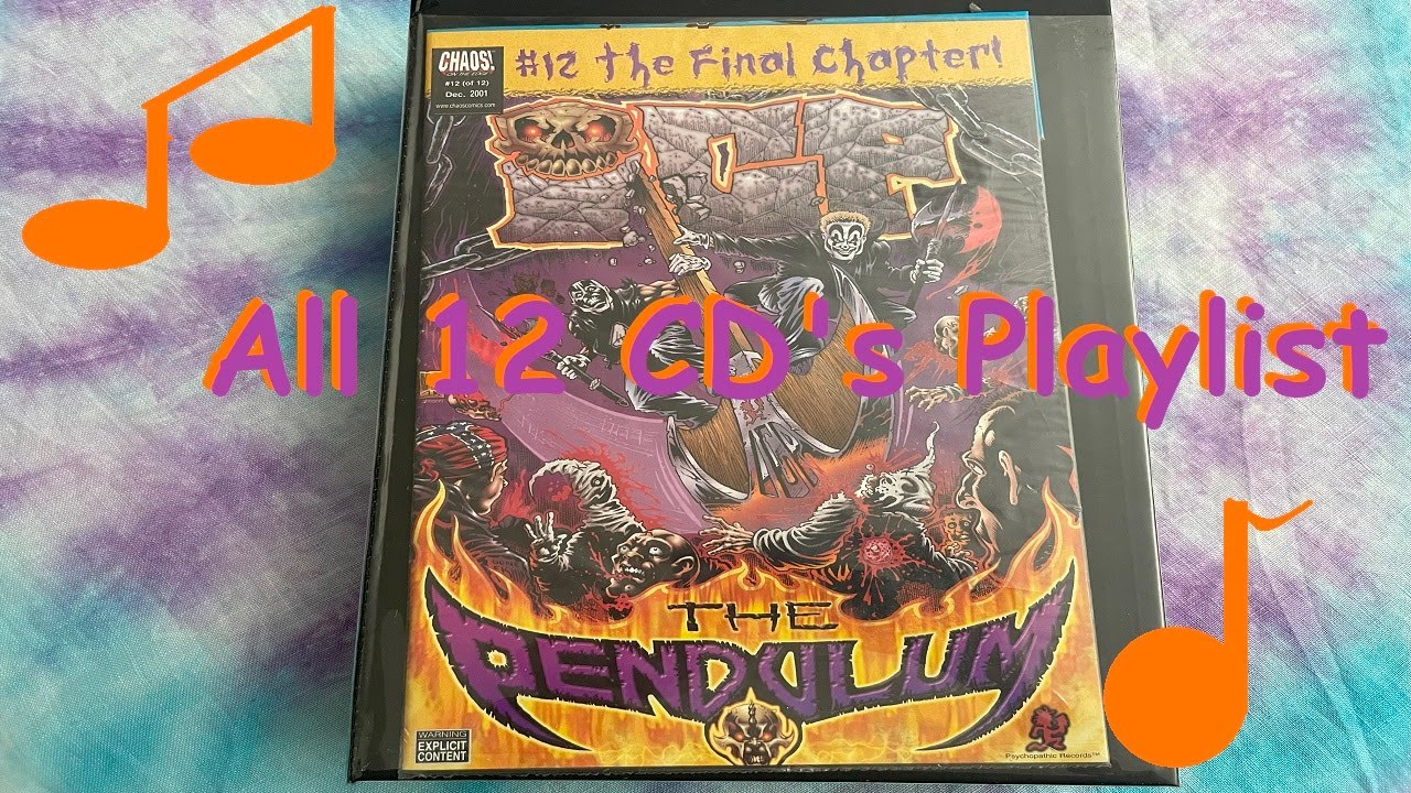Insane Clown Posse The Pendulum Comic's All CD's Together