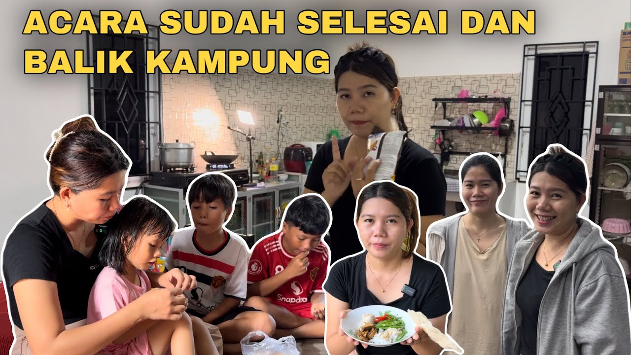 HARI INI KAMI MAKAN MASAKAN ASO, DAN PULANG KERUMAH KAMPUNG MASAK IKAN HIU