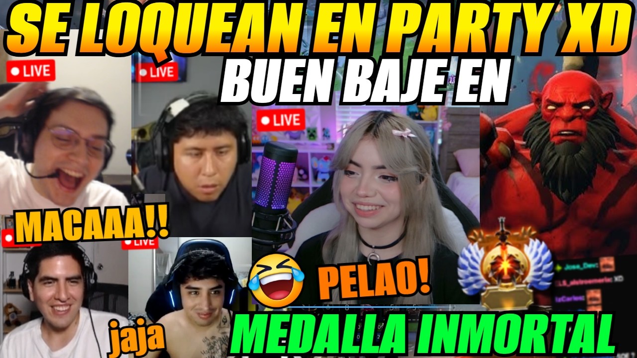😂MATTHEW,  MACARIUS, SACRED, BALI Y LEO rankean juntos en medalla inmortal😂Buen baje en stream