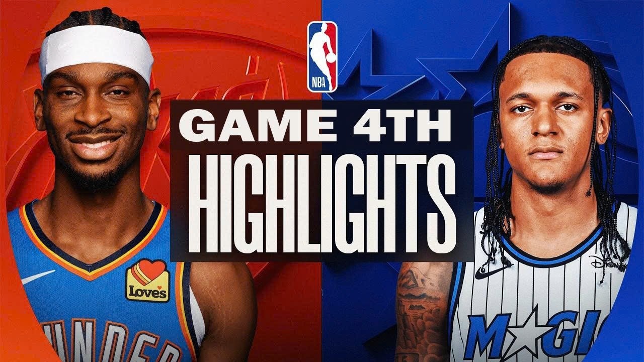 Основные моменты 4-го матча «Оклахома-Сити Тандер» — «Орландо Мэджик» — 17 марта 2026 г. | НБА