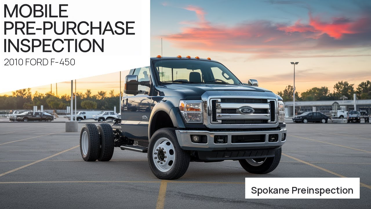 2010 FORD F-450 - Mobile Pre-Purchase Inspection Spokane WA - Spokane Preinspection