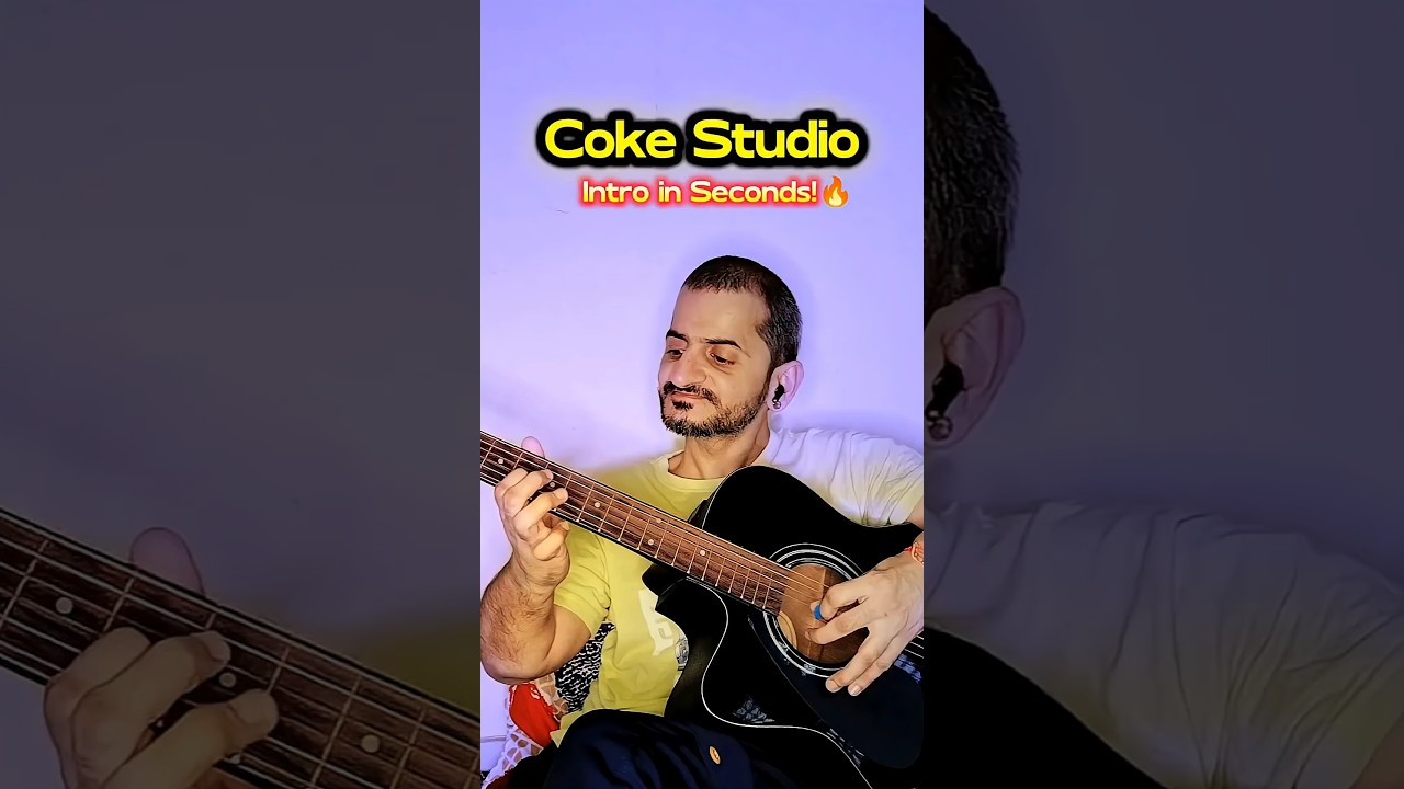 🎸 Chaudhary Guitar Intro Lesson | Mame Khan | Coke Studio | Easy Tabs for Beginners