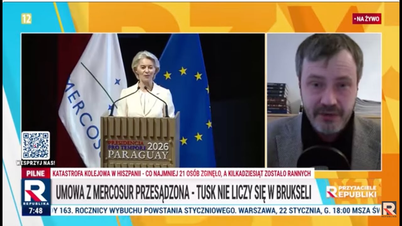Mercosur przyjęty mimo sprzeciwu! Tusk ignorowany w  Brukseli | Przyjaciele Republiki