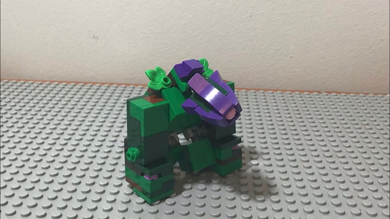 How to build a leapleaf from Minecraft dungeons out of lego